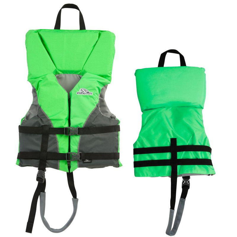 Stearns Youth Heads-Up Life Jacket - 50-90lbs - Green [2000032674] - Wholesaler Elite LLC