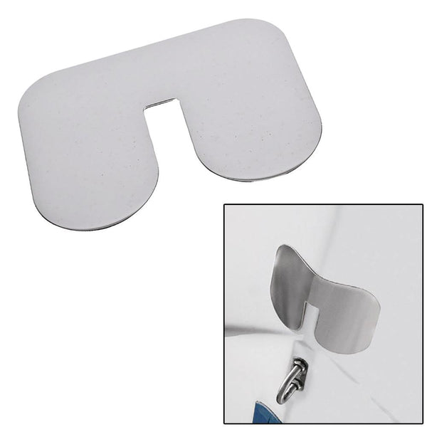 Megaware ScuffBuster Standard with Notch - 5.75" x 4.5" - Notched Bowguard - 22G - Stainless Steel [02638] - Wholesaler Elite LLC