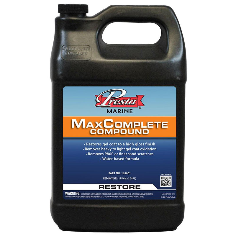 Presta MaxComplete Compound - 1-Gallon [163001] - Wholesaler Elite LLC