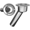 Mate Series Stainless Steel 30 Rod Cup Holder - Open - Round Top [C1030ND] - Wholesaler Elite LLC