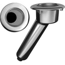Mate Series Elite Screwless Stainless Steel 30 Rod Cup Holder - Drain - Round Top [C1030DS] - Wholesaler Elite LLC