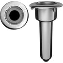 Mate Series Elite Screwless Stainless Steel 0 Rod Cup Holder - Drain - Round Top [C1000DS] - Wholesaler Elite LLC