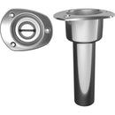 Mate Series Stainless Steel 0 Rod Cup Holder - Open - Oval Top [C2000ND] - Wholesaler Elite LLC