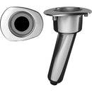 Mate Series Elite Screwless Stainless Steel 15 Rod Cup Holder - Drain - Oval Top [C2015DS] - Wholesaler Elite LLC