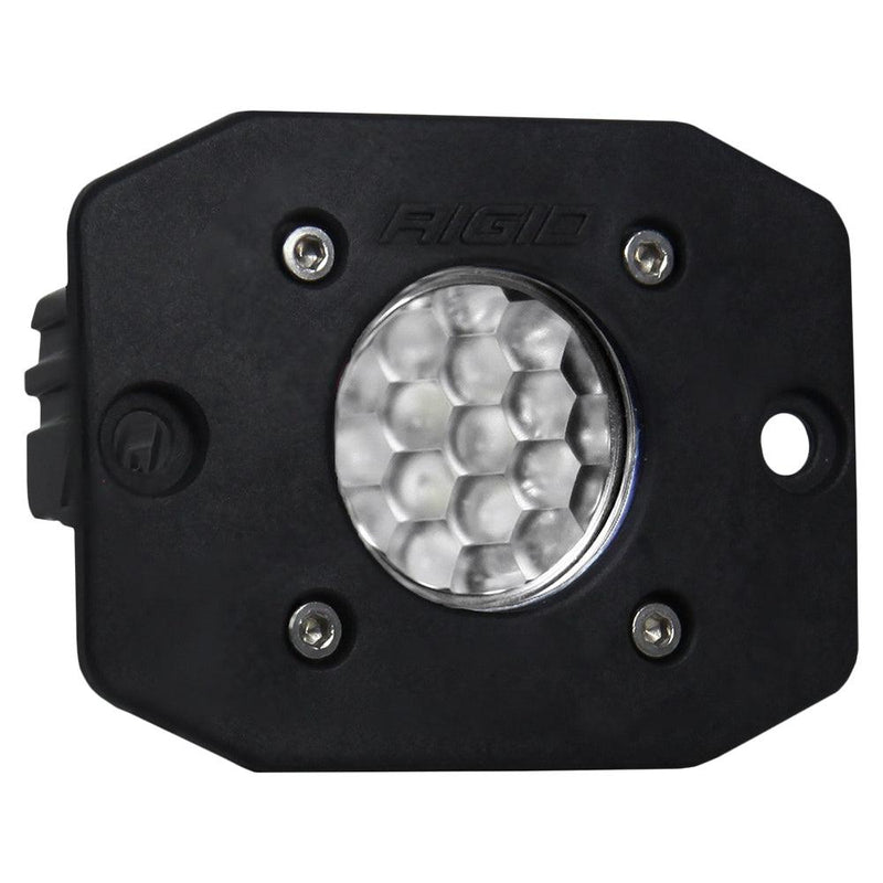 RIGID Industries Ignite Flush Mount Diffused - Single - Black [20631] - Wholesaler Elite LLC