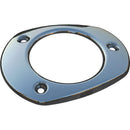 Mate Series stainless steel cap for oval plastic rod holders