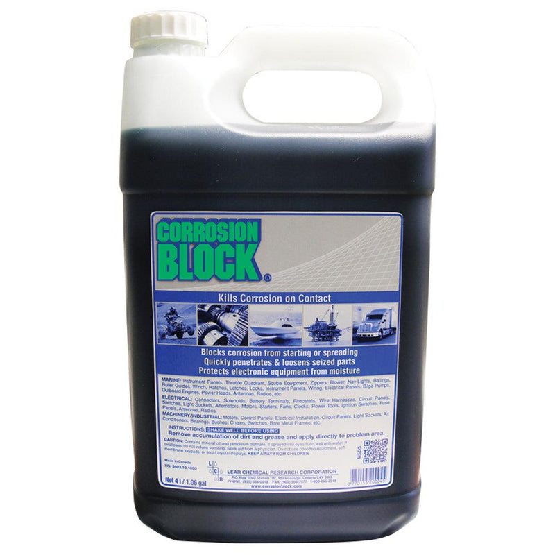 Corrosion Block Liquid 4-Liter Refill - Non-Hazmat, Non-Flammable Non-Toxic [20004] - Wholesaler Elite LLC