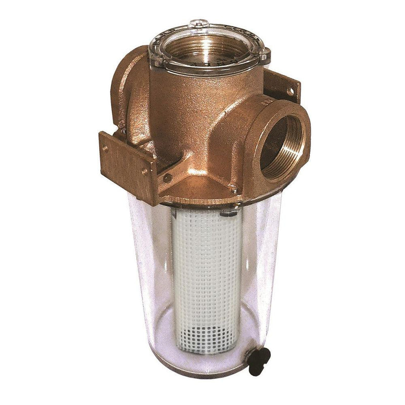 GROCO ARG-755 Series 3/4" Raw Water Strainer w/Non-Metallic Plastic Basket [ARG-755-P] - Wholesaler Elite LLC