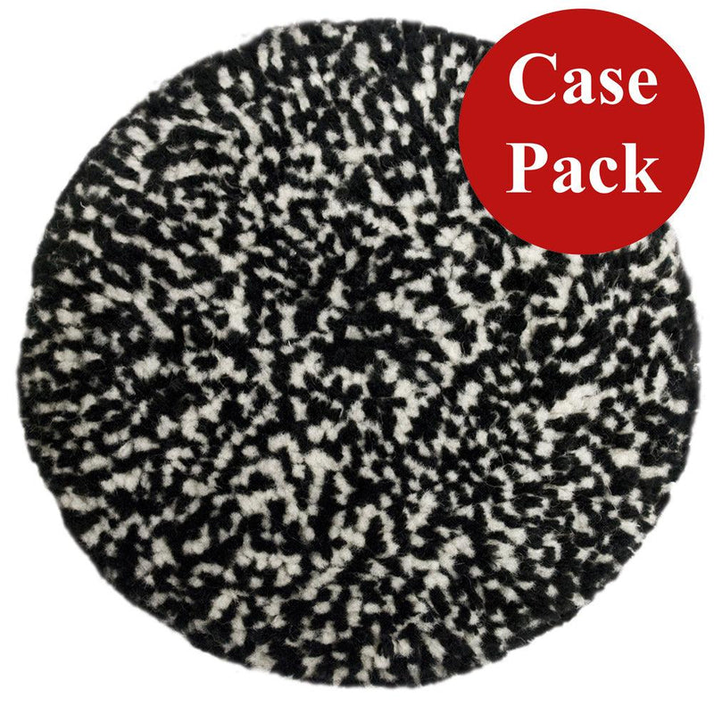 Presta Wool Compounding Pad - Black White Heavy Cut - *Case of 12* [890146CASE] - Wholesaler Elite LLC