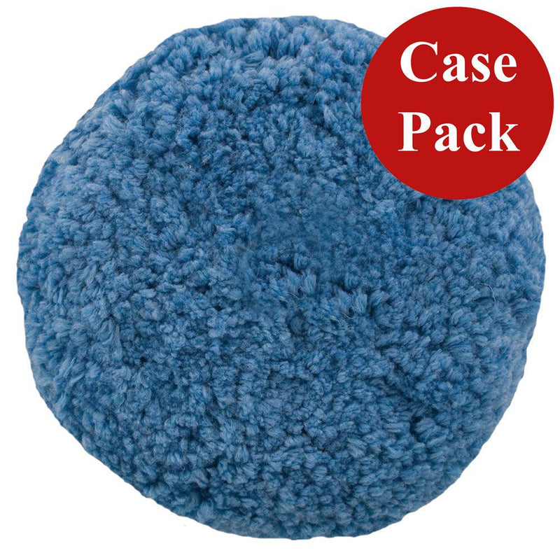 Presta Rotary Blended Wool Buffing Pad - Blue Soft Polish - *Case of 12* [890144CASE] - Wholesaler Elite LLC