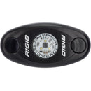 RIGID Industries A-Series Black Low Power LED Light - Single - Amber [480343] - Wholesaler Elite LLC