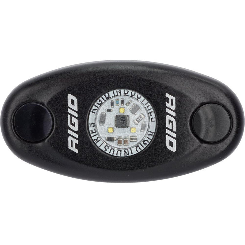 RIGID Industries A-Series Black Low Power LED Light - Single - Cool White [480033] - Wholesaler Elite LLC