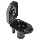 Perko Combination Vented Gas Fill/Tank f/1-1/2" Hose - Straight Neck [1319DPGBLK] - Wholesaler Elite LLC