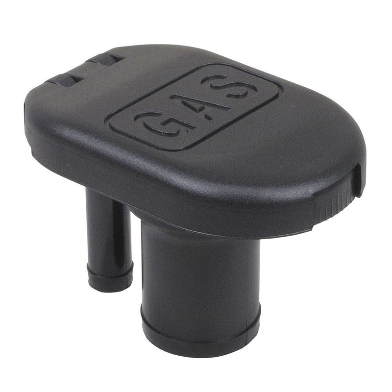 Perko Combination Vented Gas Fill/Tank f/1-1/2" Hose - Straight Neck [1319DPGBLK] - Wholesaler Elite LLC