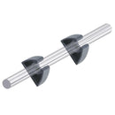 Perko Pole Storage Clips - Black - Pair [0477DP0BLK] - Wholesaler Elite LLC