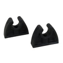 Perko Pole Storage Clips - Black - Pair [0477DP0BLK] - Wholesaler Elite LLC