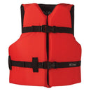 Onyx Nylon General Purpose Life Jacket - Youth 50-90lbs - Red [103000-100-002-12] - Wholesaler Elite LLC