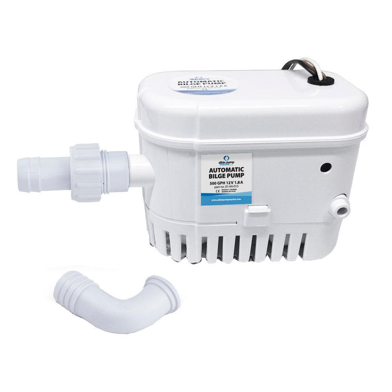 Albin Group Automatic Bilge Pump 500 GPH - 12V [01-04-015] - Wholesaler Elite LLC