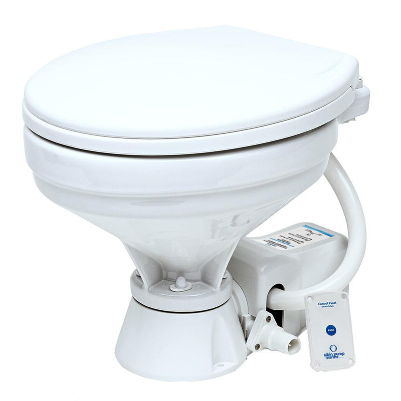 Albin Group Marine Toilet Standard Electric EVO Comfort - 12V [07-02-006] - Wholesaler Elite LLC