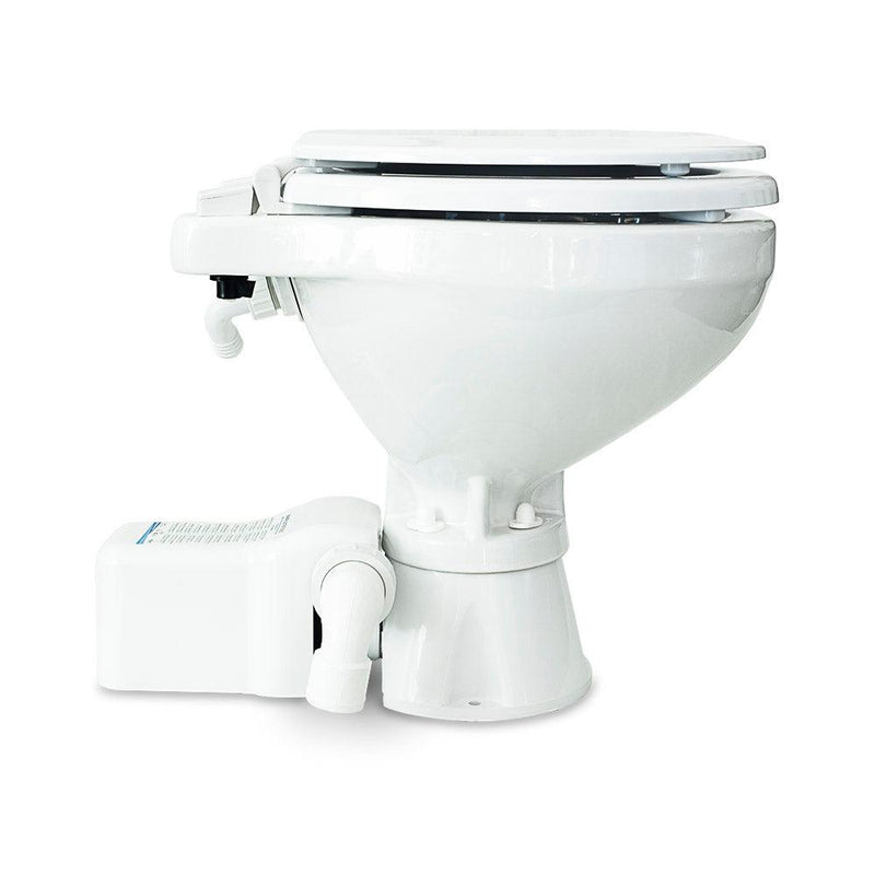 Albin Group Marine Toilet Silent Electric Compact - 12V [07-03-010] - Wholesaler Elite LLC