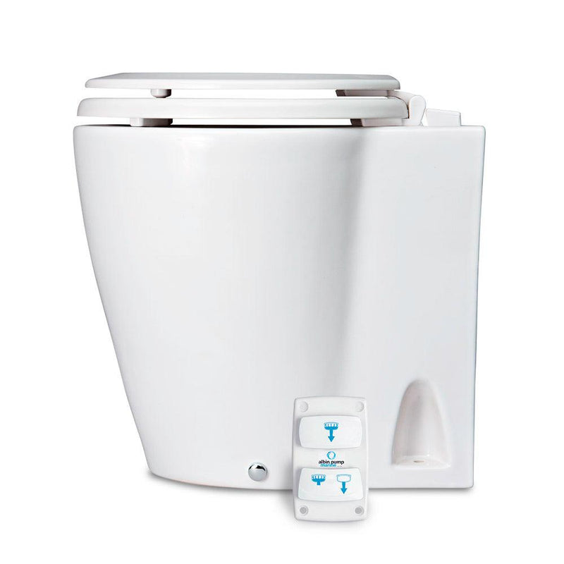 Albin Group Marine Design Marine Toilet Silent Electric - 12V [07-03-045] - Wholesaler Elite LLC