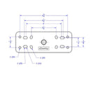 Scotty 163 1.5" Ball Mount w/Fishfinder Universal Mounting Plate [0163] - Wholesaler Elite LLC