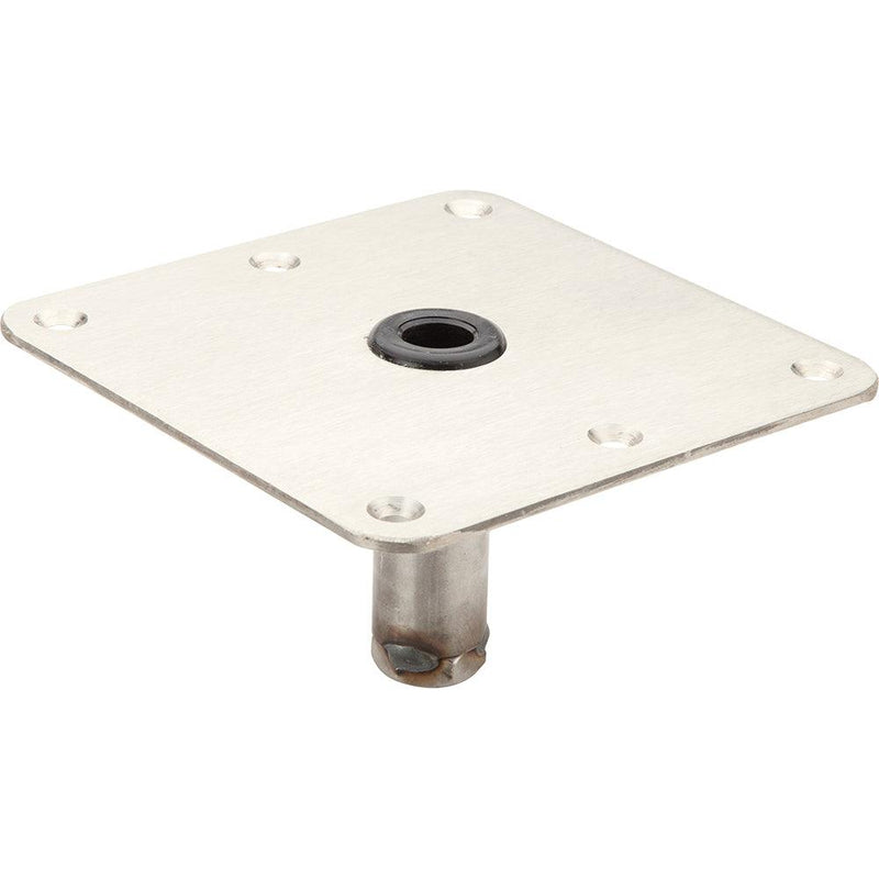 Attwood SWIVL-EZE 7x7 LockN-Pin Zinc Plated Steel 3/4" Pin Base [SP-67739-T] - Wholesaler Elite LLC