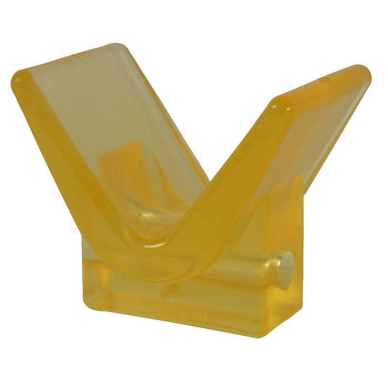 C.E. Smith Y-Stop 3" x 3" - 1/2" ID Yellow PVC [29554] - Wholesaler Elite LLC