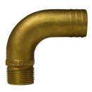 GROCO 1" NPT x 1-1/4" ID Bronze Full Flow 90 Elbow Pipe to Hose Fitting [FFC-1000] - Wholesaler Elite LLC