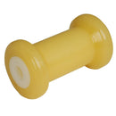 C.E. Smith Spool Roller 5" - 5/8" ID - Gold TPR w/Bushing White Solid [29712] - Wholesaler Elite LLC