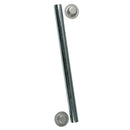 C.E. Smith Package Roller Shaft 1/2" x 5-1/4" w/Cap Nuts - Zinc [10700A] - Wholesaler Elite LLC