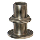 GROCO 1/2" NPS NPT Combo Stainless Steel Thru-Hull Fitting w/Nut [TH-500-WS] - Wholesaler Elite LLC