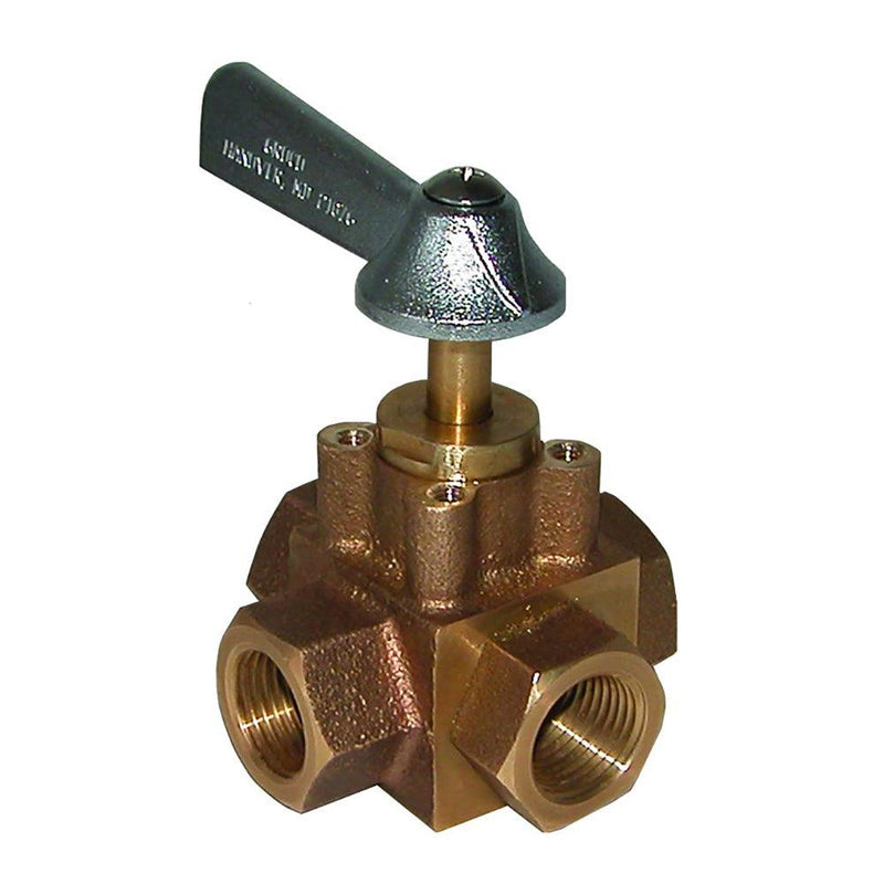 GROCO 1/2" 4-Port Tank Selector Valve [FV-450-X] - Wholesaler Elite LLC