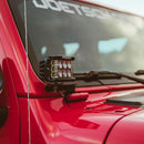 RIGID Industries 2018 Jeep Wrangler JL A-Pillar Mount f/2 D-Series, D-SS, SR-M or Ignite Lights [41659] - Wholesaler Elite LLC