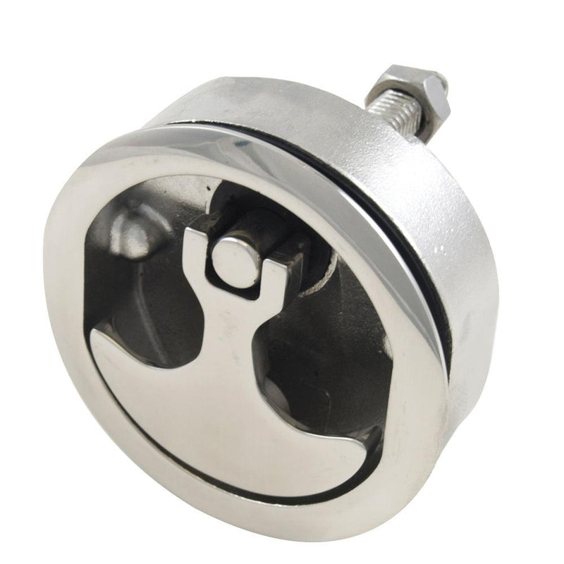 Whitecap Compression Handle Stainless Steel Non-Locking 3" OD - 1/4 Turn [S-8235C] - Wholesaler Elite LLC