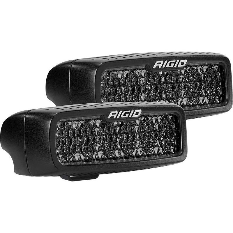 RIGID Industries SR-Q Series PRO Spot Diffused Midnight Surface Mount - Pair [905513BLK] - Wholesaler Elite LLC
