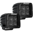 RIGID Industries D-Series Pro Spot Diffused Midnight Surface Mount - Pair [202513BLK] - Wholesaler Elite LLC