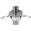 Schaefer Clamp-On Furling Line Stanchion Lead Block - 1" Ball Bearing [300-34] - Wholesaler Elite LLC
