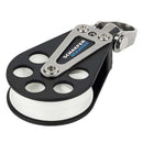 Schaefer Single Aluminum Block - 51mm Sheave [504-05] - Wholesaler Elite LLC