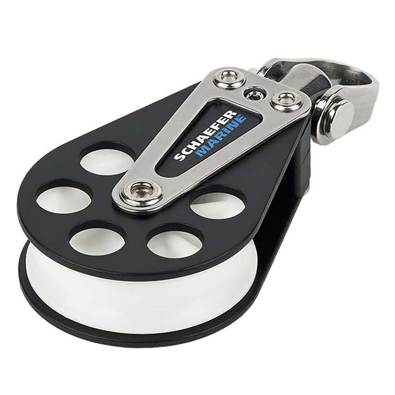 Schaefer Single Aluminum Block - 51mm Sheave [504-05] - Wholesaler Elite LLC