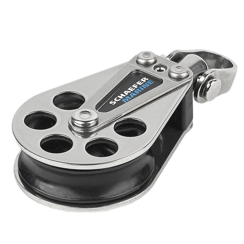 Schaefer Single Stainless Steel Block - 51mm Sheave [505-05] - Wholesaler Elite LLC