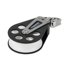 Schaefer Single Aluminum Block - 60mm Sheave [704-05] - Wholesaler Elite LLC