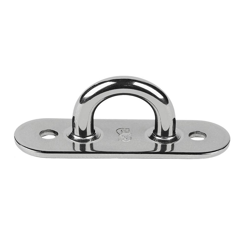Schaefer Stainless Steel Welded Pad Eye - 3"L x 1"W [78-01] - Wholesaler Elite LLC