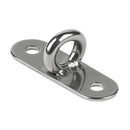 Schaefer Stainless Steel Welded Pad Eye - 1-7/8"L x 5/8"W [78-02] - Wholesaler Elite LLC
