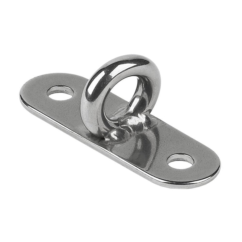 Schaefer Stainless Steel Welded Pad Eye - 1-7/8"L x 5/8"W [78-02] - Wholesaler Elite LLC