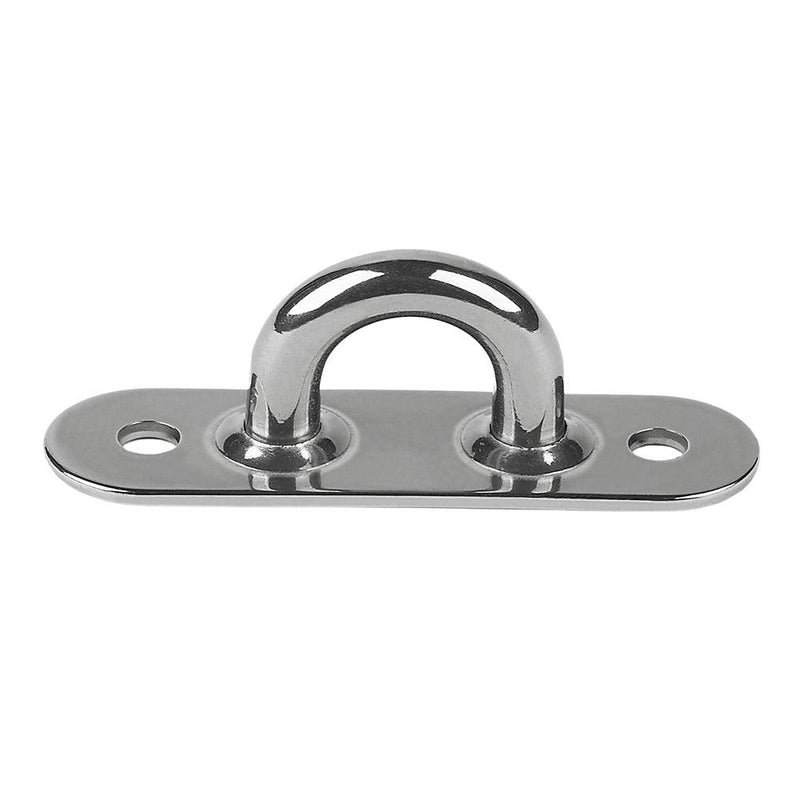 Schaefer Stainless Steel Welded Pad Eye - 2-1/4"L x 5/8"W [78-05] - Wholesaler Elite LLC