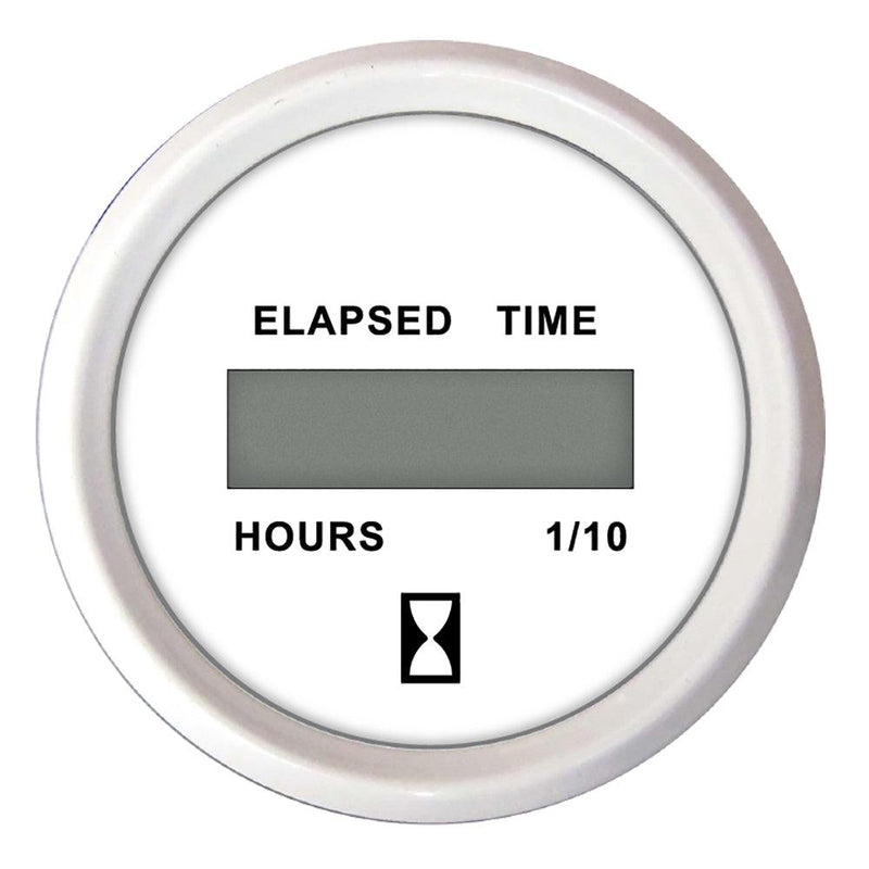 Faria Dress White 2" Hourmeter (Digital) [13130] - Wholesaler Elite LLC