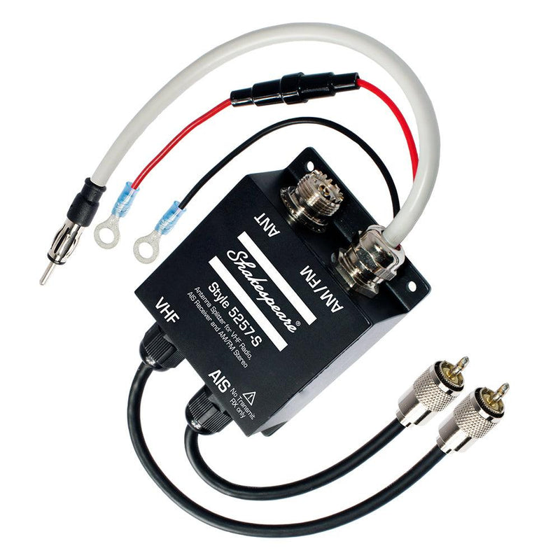 Shakespeare 5257-S Antenna Splitter f/VHF Radio, AIS Receiver AM/FM Stereo [5257-S] - Wholesaler Elite LLC
