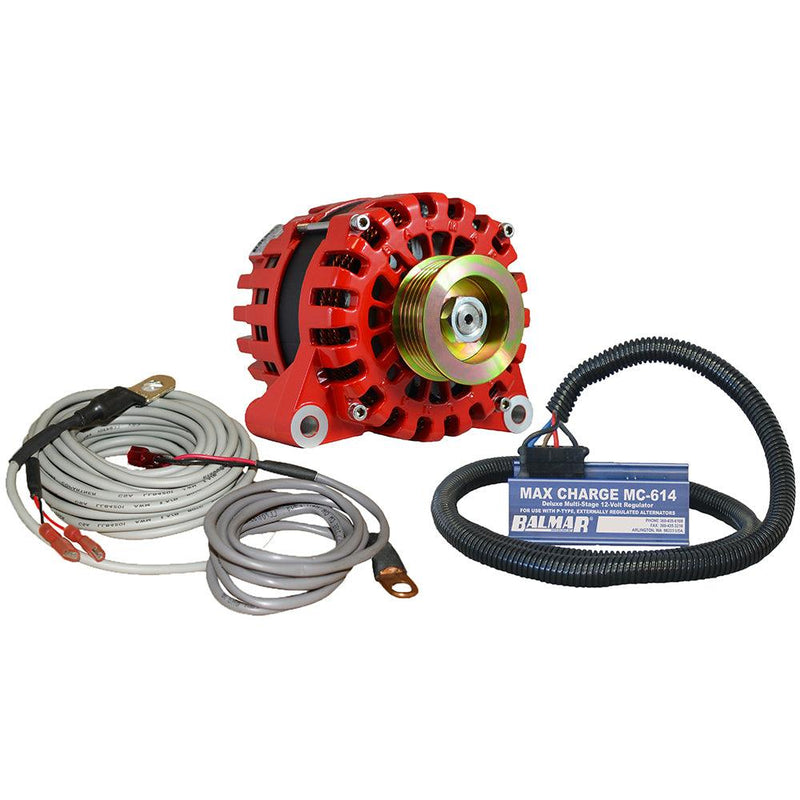 Balmar Alternator Vortec K6 Serpentine Pulley Regulator Temp Sensor - 170A - 12V [XT-VT-170-K6-KIT] - Wholesaler Elite LLC