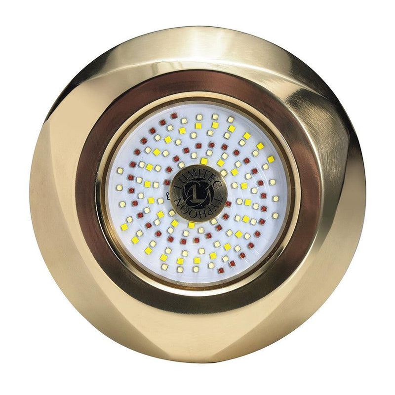 Lumitec Typhoon Underwater Bronze Thru-Hull LED Light - RGBW Spectrum [101449] - Wholesaler Elite LLC